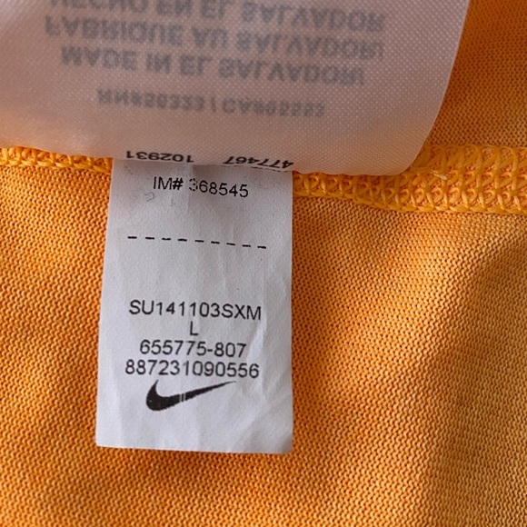 Nike Dri-Fit Just Do It Tank Top Orange L - Picture 6 of 8